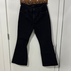 Aeropostale Black Flared Wide-Leg Jeans